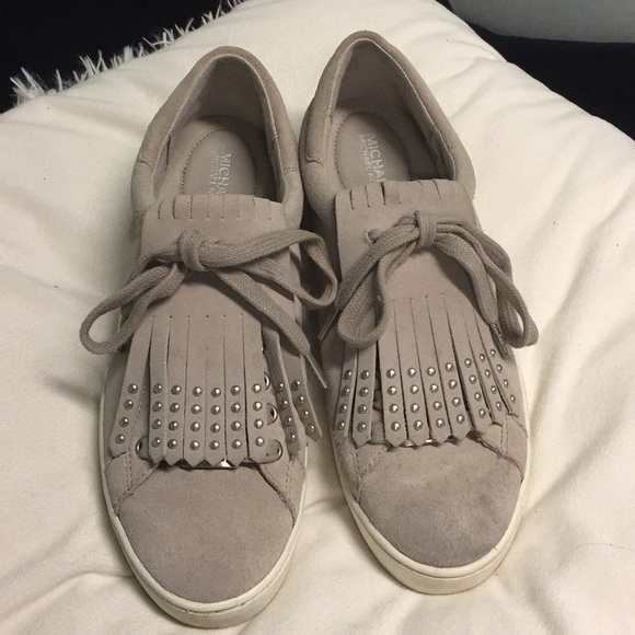 MICHAEL Michael Kors Shoes - MICHAEL KORS KELTON KILTIE SUEDE SNEAKERS